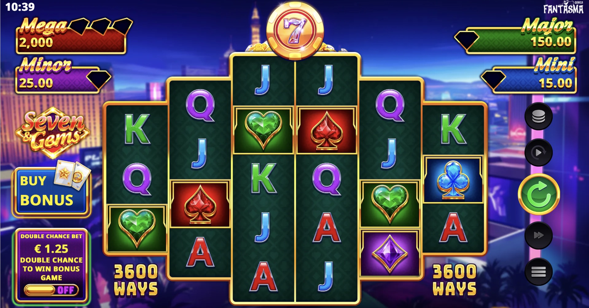  7 & Gems   Fantasma Games  Royal casino